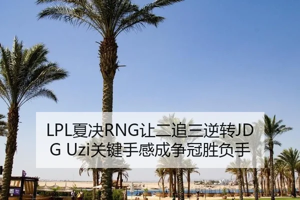 LPL夏决RNG让二追三逆转JDG Uzi关键手感成争冠胜负手